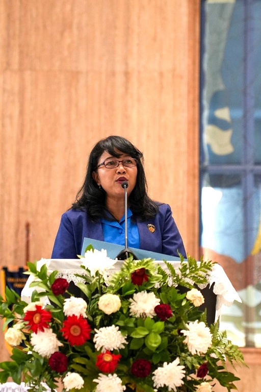 Theresia Maya E Ketua Dewan Pengurus Wanita Katolik RI Cabang Santa Bernadet 2025-2028 PAKAI